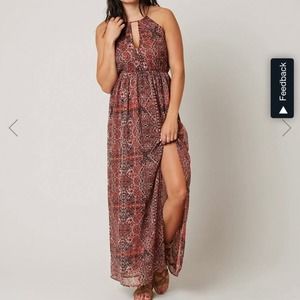 Amuse Society Benicia boho maxi dress size XS